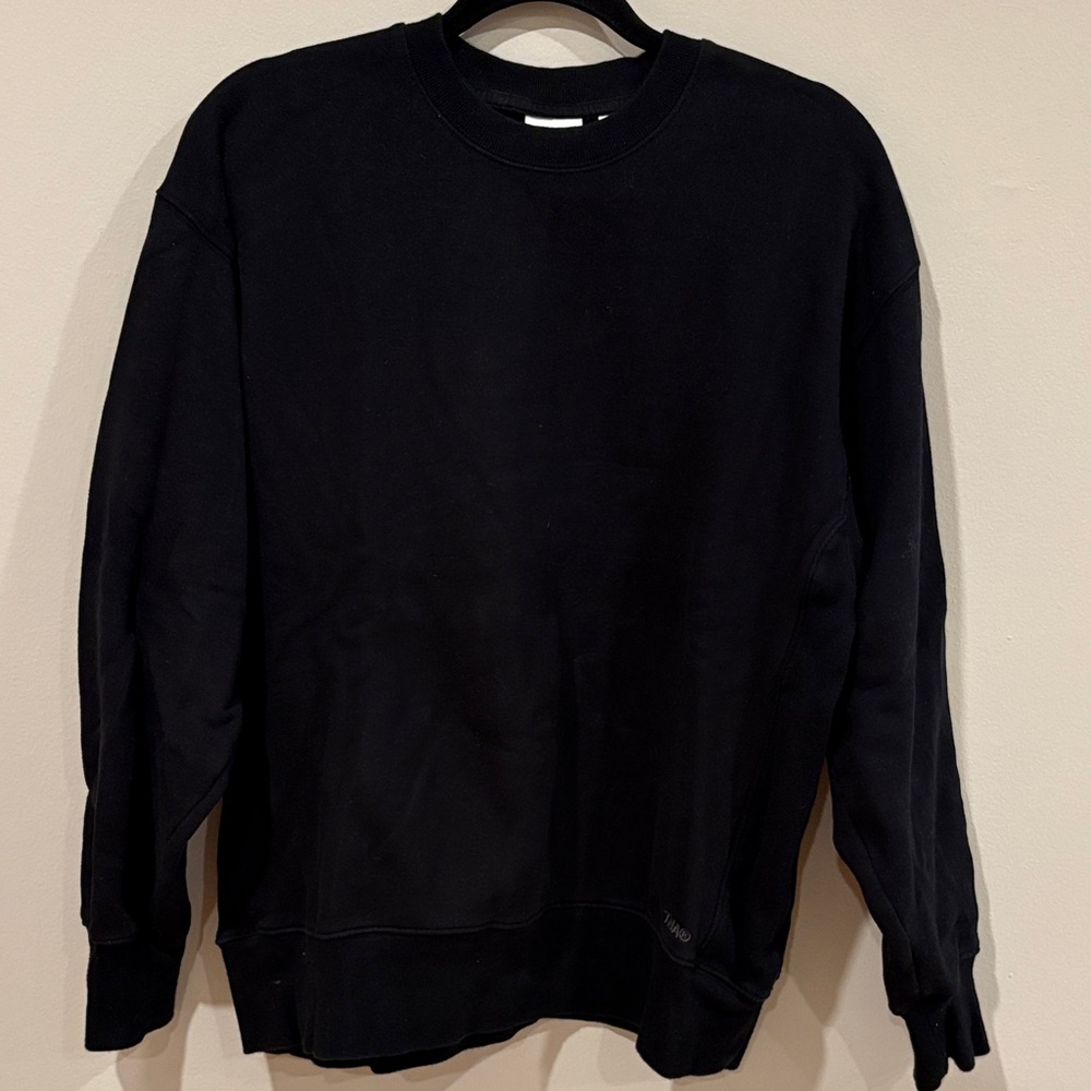 TNA Women's Black Crewneck Sweatshirt